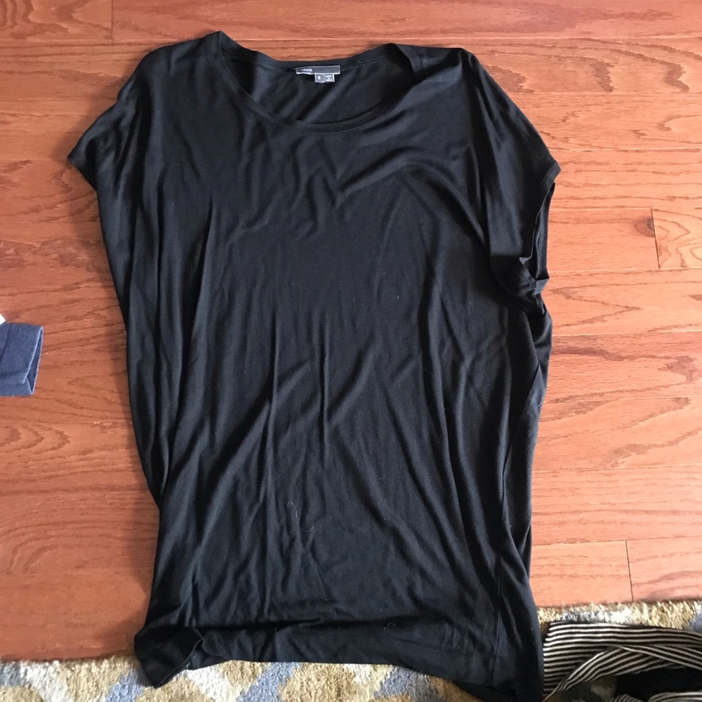 Vince black casual top- tigger bear bottom.